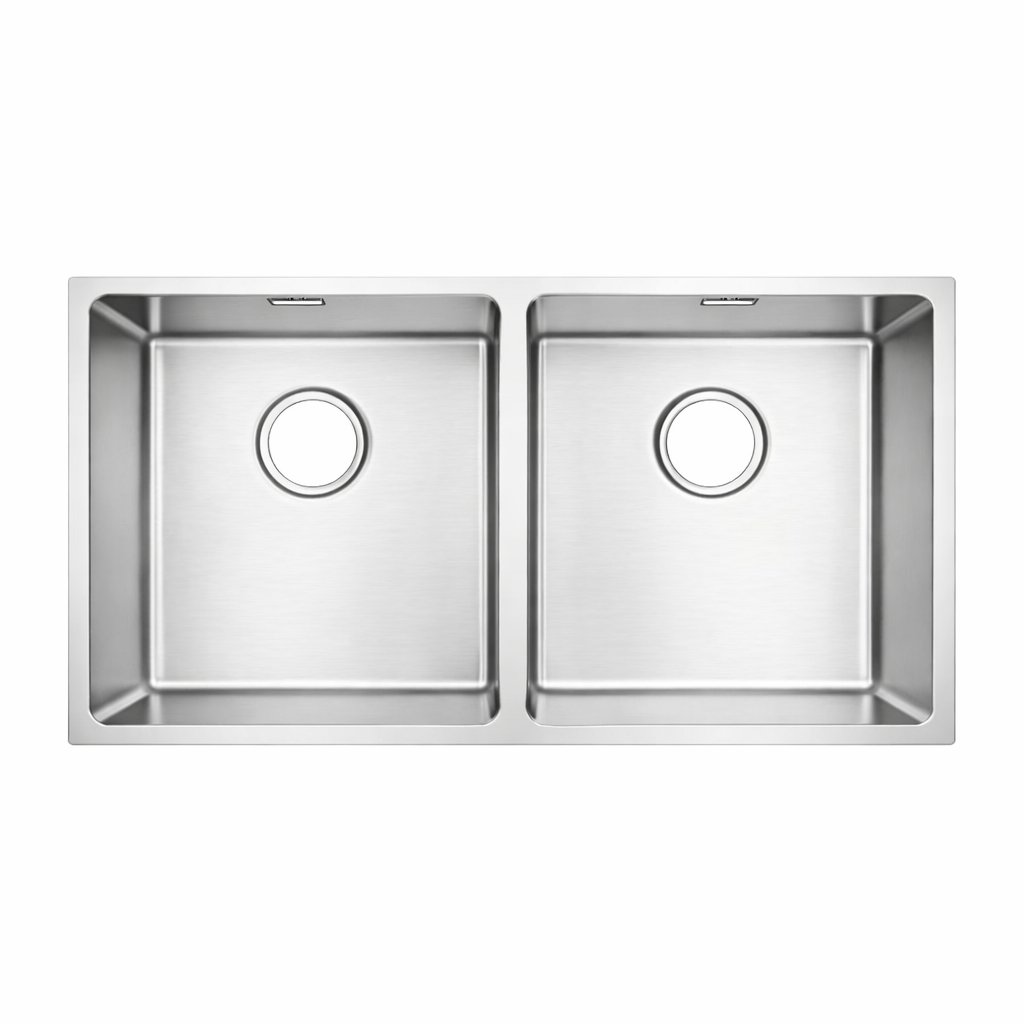 Luxury Double Bowl Kitchen Sink 810x440mm Stainless Steel Js400340 Luxury Double Bowl Kitchen Sink 810x440mm Stainless Steel Js400340