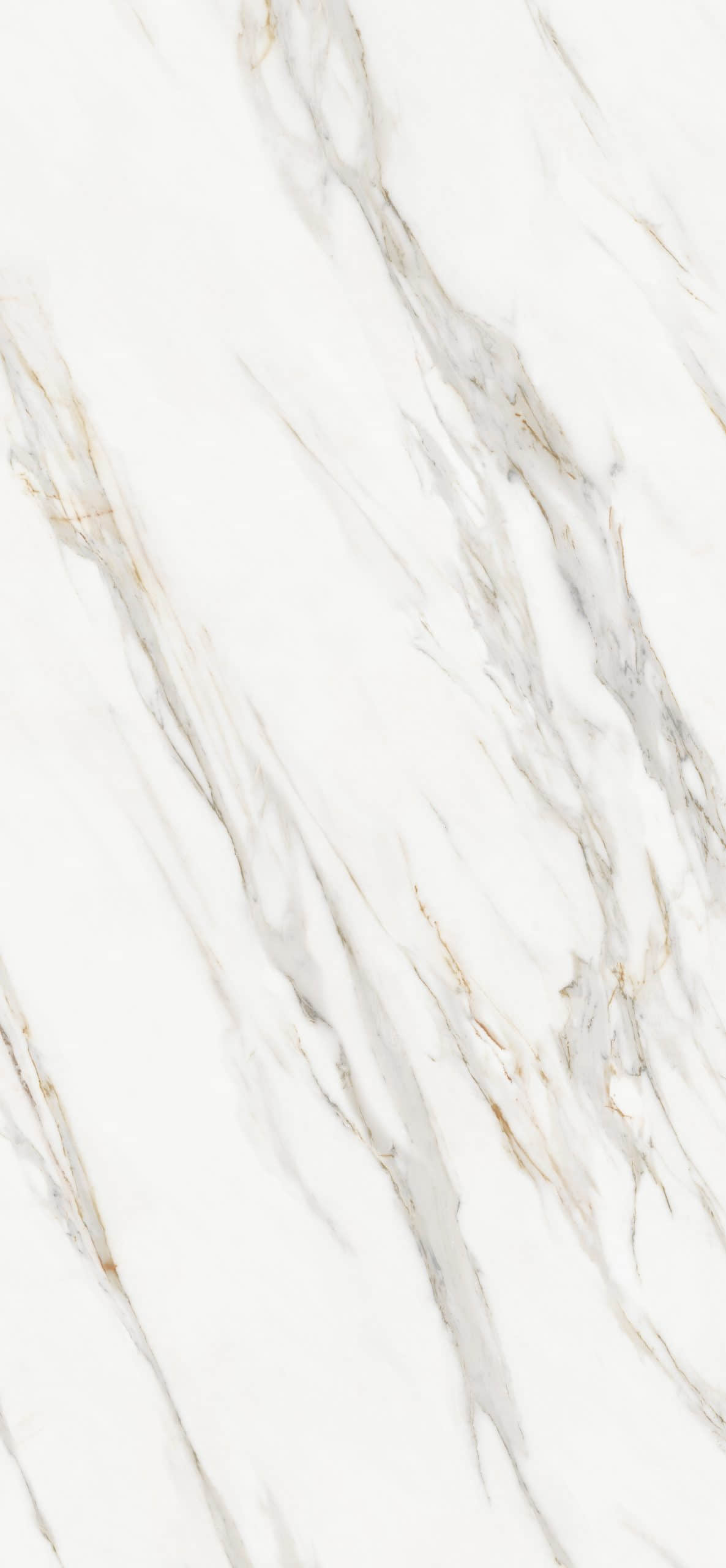 Marble surface with white and gold veining pattern.